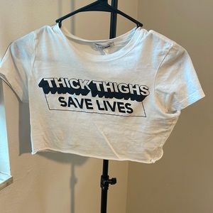 This comes with five crop tops